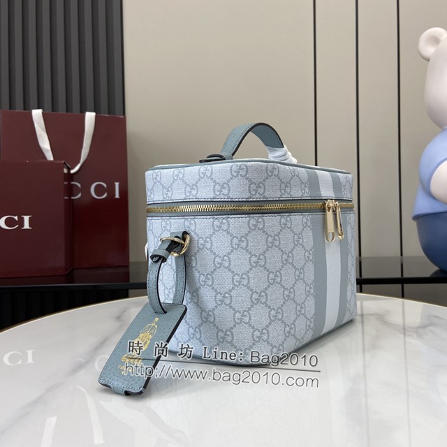 Gucci專櫃古馳最新款Ophidia系列GG中號旅行包化妝包 jh2254型號：811489